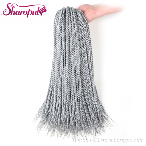 senegalese twist crochet braid 30strands/pack synthetic rope twist braid hair extensions
